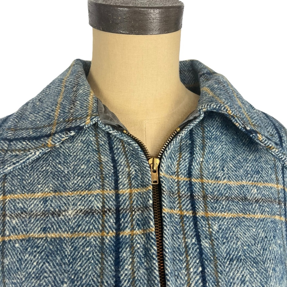 Vintage Unbranded women’s Wool full front zip cape OS - Picture 2 of 8